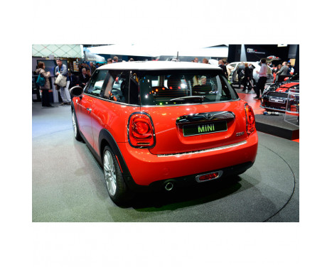 Stainless steel rear bumper protector Mini One / Cooper F56 3-door 3 / 2014- 'Ribs', Image 2