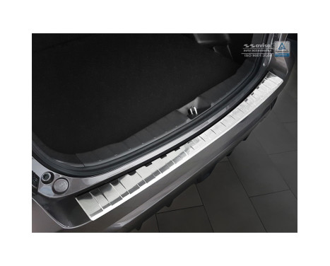 Stainless steel Rear bumper protector Mitsubishi ASX 2017- 'Ribs', Image 2