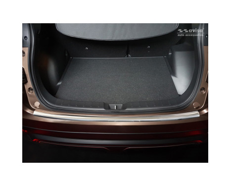Stainless steel Rear bumper protector Mitsubishi Eclipse Cross 2017- 'Ribs', Image 3