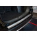 Stainless steel Rear bumper protector Mitsubishi Outlander III Facelift 2015- 'Ribs' (with PDC recess)
