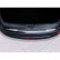 Stainless steel rear bumper protector Nissan Qashqai 2007-2013 'Ribs'