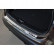 Stainless steel rear bumper protector Nissan Qashqai II 2014- 'Ribs'