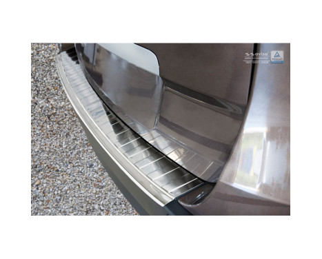 Stainless steel Rear bumper protector Renault Scenic III 2009-2015 'Ribs', Image 2