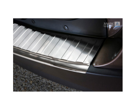 Stainless steel Rear bumper protector Renault Scenic III 2009-2015 'Ribs', Image 3