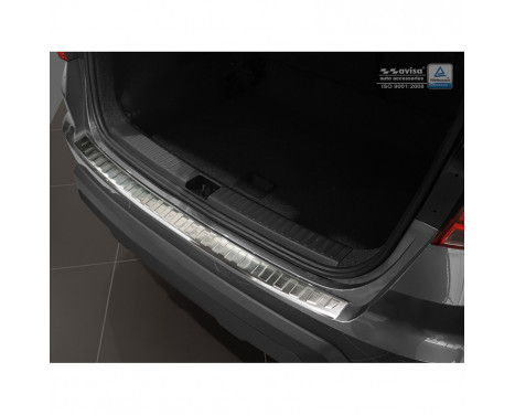 Stainless steel Rear bumper protector Seat Arona 2017- 'Ribs'