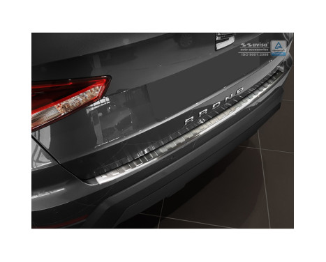 Stainless steel Rear bumper protector Seat Arona 2017- 'Ribs', Image 2