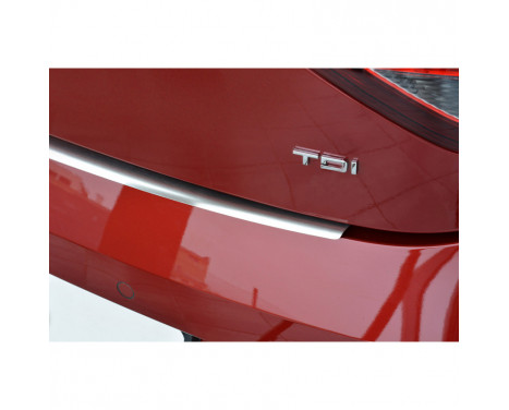 Stainless steel rear bumper protector Seat Leon 5F 5 doors 2013- 'Ribs', Image 2
