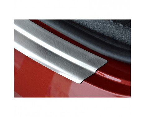 Stainless steel rear bumper protector Seat Leon 5F 5 doors 2013- 'Ribs', Image 3