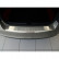 Stainless steel rear bumper protector Skoda Rapid 2012- 'Ribs'