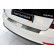 Stainless steel rear bumper protector Skoda Rapid Spaceback 2013- 'Ribs'