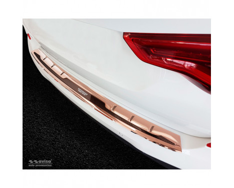 Stainless steel rear bumper protector suitable for 'Deluxe' BMW X3 G01 M-Package 2017- 'Performance' Cop
