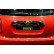 Stainless steel rear bumper protector suitable for 'Deluxe' Mini One/Cooper F56 3-door 3/2014- Chrome/Red-Black, Thumbnail 2