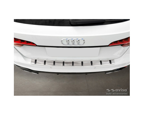 Stainless steel rear bumper protector suitable for Audi A4 Avant B9 (incl. S-Line) 2015-2019 & Facelift 2019- -, Image 2