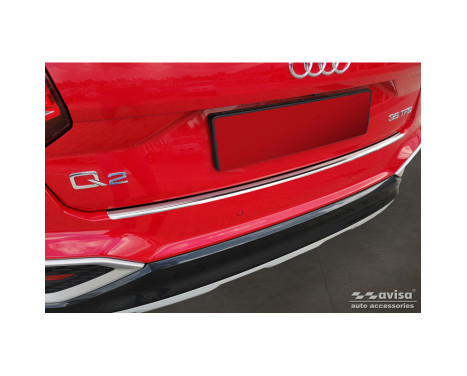 Stainless Steel Rear Bumper Protector suitable for Audi Q2 Facelift 2020-