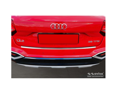 Stainless Steel Rear Bumper Protector suitable for Audi Q2 Facelift 2020-, Image 2
