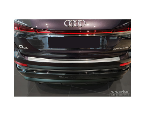 Stainless Steel Rear Bumper Protector suitable for Audi Q4 E-Tron 2021-, Image 2