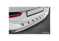 Stainless steel rear bumper protector suitable for BMW 3 Series (G21) Touring 2019-2022 'STRONG EDITION'