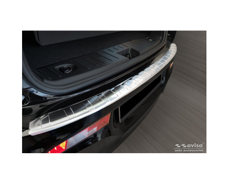 Stainless Steel Rear Bumper Protector suitable for BMW i3 (i01) Facelift 2017- 'Ribs', Image 2