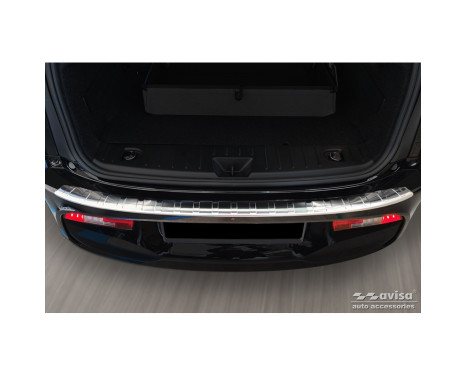 Stainless Steel Rear Bumper Protector suitable for BMW i3 (i01) Facelift 2017- 'Ribs', Image 3