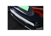 Stainless Steel Rear Bumper Protector suitable for BMW iX3 (G08) 2020- 'Ribs'