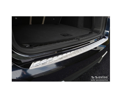 Stainless Steel Rear Bumper Protector suitable for BMW iX3 (G08) 2020- 'Ribs', Image 3