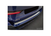 Stainless steel rear bumper protector suitable for BMW X1 U11 M-Sport 2022- 'Ribs'