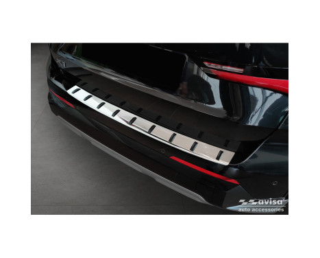 Stainless steel rear bumper protector suitable for BMW X1 U11 / X1 U11 xLine 2022- 'STRONG EDITION'