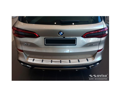 Stainless steel rear bumper protector suitable for BMW X5 (G05) M-Sport 2018- 'STRONG EDITION', Image 3