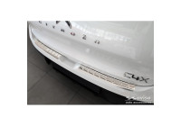 Stainless steel rear bumper protector suitable for Citroën C4
