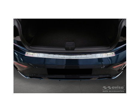 Stainless steel rear bumper protector suitable for Cupra Born 2021- 'Ribs', Image 2