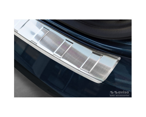 Stainless steel rear bumper protector suitable for Cupra Born 2021- 'Ribs', Image 3