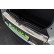 Stainless steel rear bumper protector suitable for Dacia Spring 2020- 'Ribs'