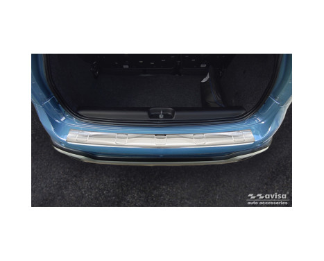 Stainless steel rear bumper protector suitable for Fiat Panda III Cross 2020- incl. Hybrid 'Ribs', Image 3