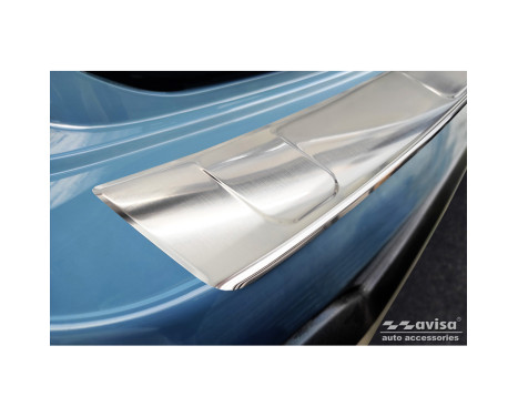 Stainless steel rear bumper protector suitable for Fiat Panda III Cross 2020- incl. Hybrid 'Ribs', Image 4