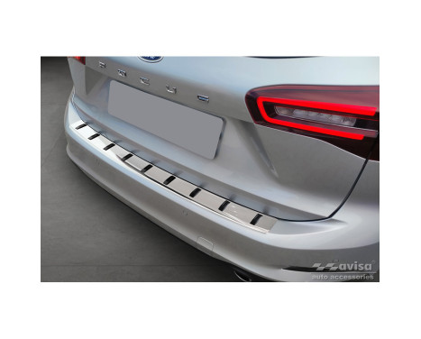 Stainless steel rear bumper protector suitable for Ford Focus IV Wagon incl. ST-Line 2018- 'STRONG EDITION'