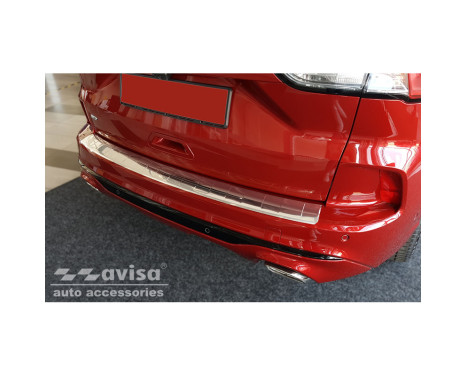 Stainless Steel Rear Bumper Protector suitable for Ford Kuga III ST-Line 2019- 'Ribs', Image 2