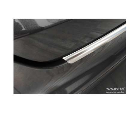 Stainless Steel Rear Bumper Protector suitable for Ford Mondeo V Hatchback/Sedan 2014-2019 & Facelift 2019- 'Rib, Image 5