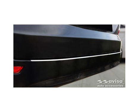 Stainless Steel Rear Bumper Protector suitable for Ford Mondeo Wagon FL 2010-2014 'Ribs', Image 5