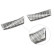 Stainless steel rear bumper protector suitable for Ford Puma 2019- 'Ribs' (2-piece), Thumbnail 4
