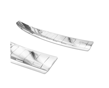 Stainless Steel Rear Bumper Protector suitable for Jeep Cherokee V FL 2018- 'Ribs', Image 4