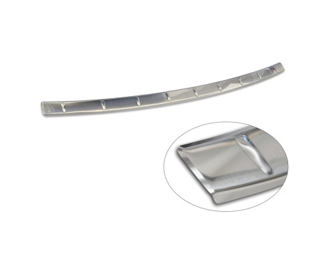 Stainless steel rear bumper protector suitable for Kia Niro II Hybrid & Niro II EV (SG2) 2022 - 'Ribs', Image 5