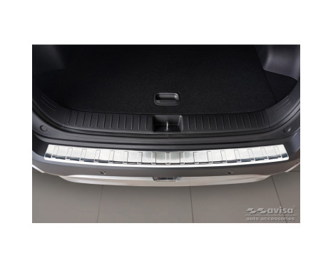 Stainless steel rear bumper protector suitable for Kia Sportage V 2021- 'Ribs', Image 2