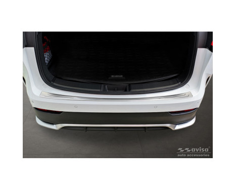 Stainless Steel Rear Bumper Protector suitable for Lexus NX II 2021- 'Lines', Image 2