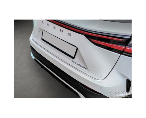 Stainless Steel Rear Bumper Protector suitable for Lexus NX II 2021- 'Lines', Image 4