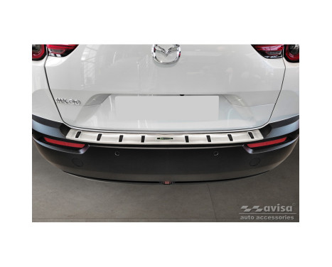 Stainless Steel Rear Bumper Protector suitable for Mazda MX-30 2020- 'STRONG EDITION', Image 2