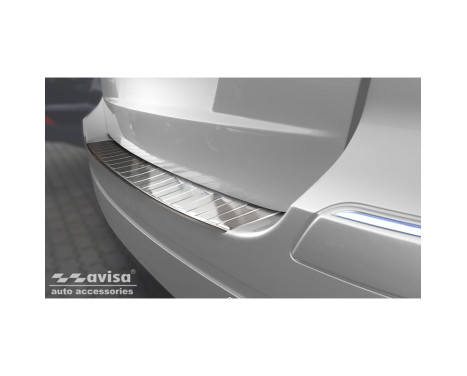 Stainless Steel Rear Bumper Protector suitable for Mercedes B-Class W245 2005-2008 'Ribs', Image 3