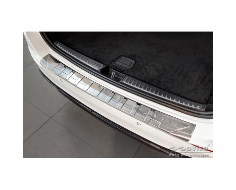 Stainless Steel Rear Bumper Protector suitable for Mercedes C-Class W206 Kombi 2021- 'Ribs', Image 2