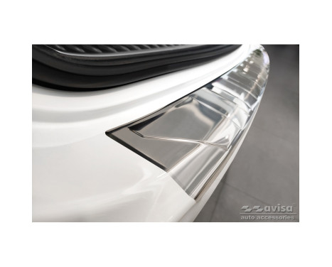 Stainless Steel Rear Bumper Protector suitable for Mercedes C-Class W206 Kombi 2021- 'Ribs', Image 3