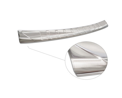 Stainless Steel Rear Bumper Protector suitable for Mercedes C-Class W206 Kombi 2021- 'Ribs', Image 5