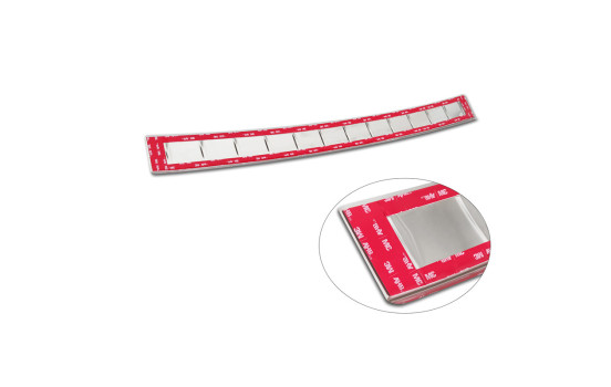 Stainless Steel Rear Bumper Protector suitable for Mercedes E-Class W214 Sedan 2023 - 'Ribs', Image 8